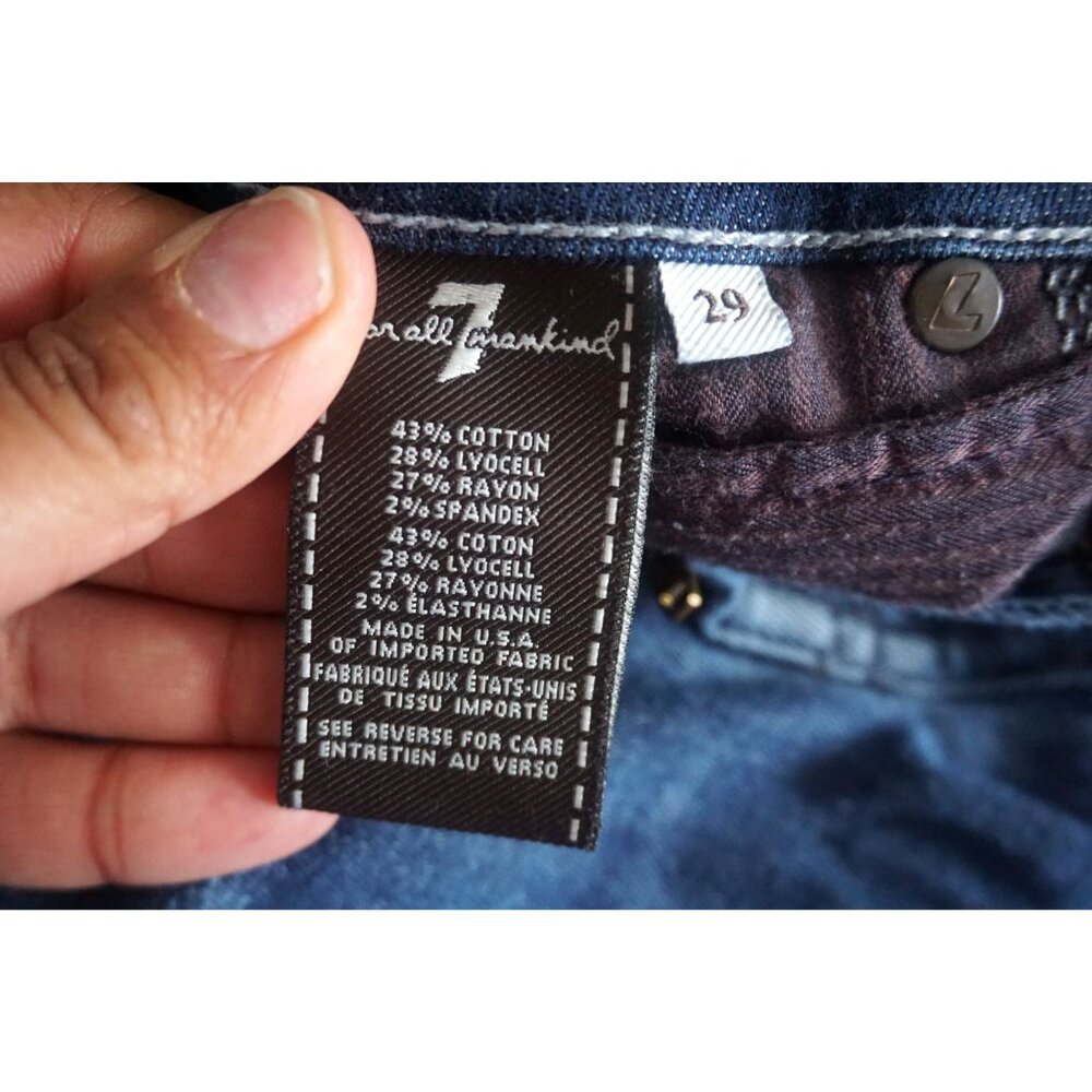 7 For All Mankind Women’s Blue Roxanne Jeans – Size 29 - Picture 6 of 9